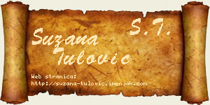 Suzana Tulović vizit kartica